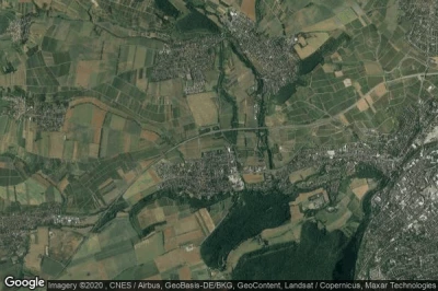 Vue aérienne de Rüdesheim