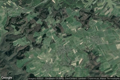 Vue aérienne de Landkern