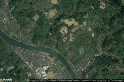 Vue aérienne de Kasbach-Ohlenberg