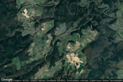 Vue aérienne de Gladbach
