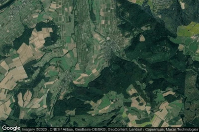 Vue aérienne de Veldenz