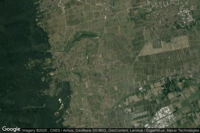Vue aérienne de Kallstadt