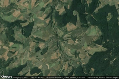 Vue aérienne de Sankt Alban