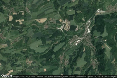 Vue aérienne de Hausweiler