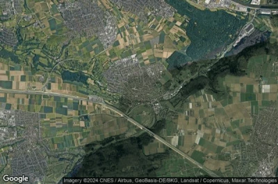 Vue aérienne de Denkendorf