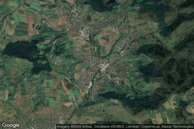 Vue aérienne de Oberstenfeld