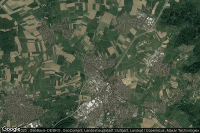 Vue aérienne de Leutenbach