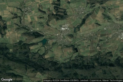 Vue aérienne de Zaberfeld