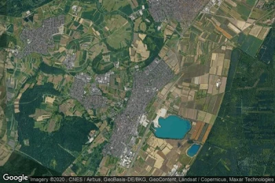Vue aérienne de Durmersheim
