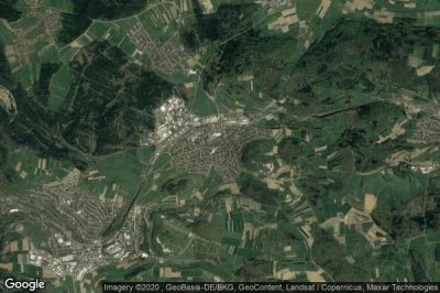 Vue aérienne de Althengstett