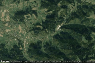 Vue aérienne de Buchenbach