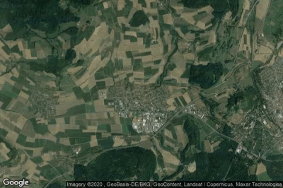 Vue aérienne de Hilzingen