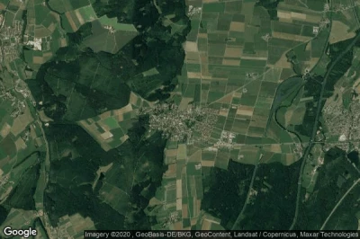 Vue aérienne de Tannheim