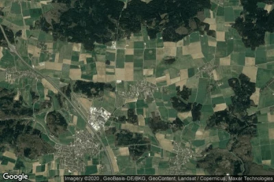 Vue aérienne de Denkendorf
