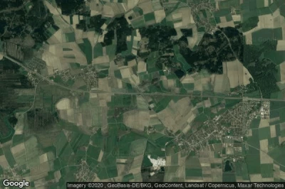 Vue aérienne de Mammendorf