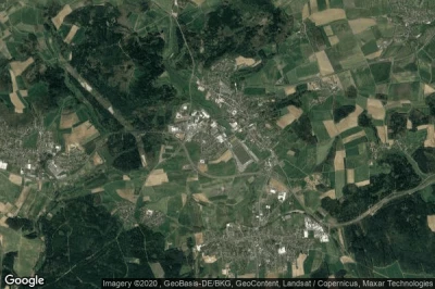 Vue aérienne de Sonnefeld