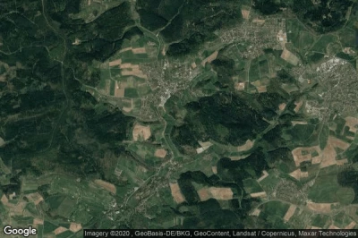Vue aérienne de Weitramsdorf