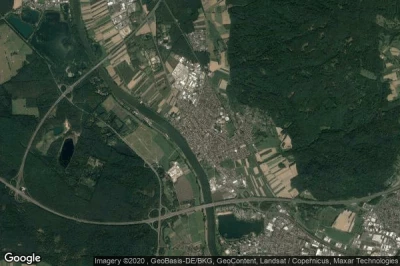 Vue aérienne de Kleinostheim