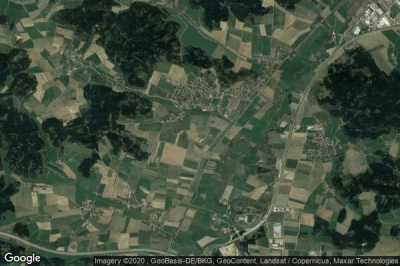 Vue aérienne de Obergriesbach