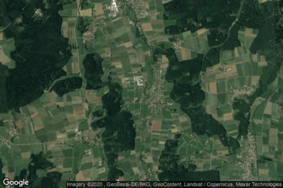 Vue aérienne de Aletshausen