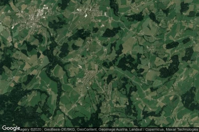 Vue aérienne de Oberreute