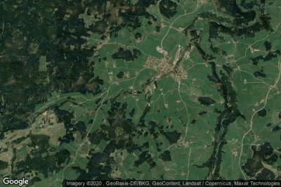 Vue aérienne de Görisried