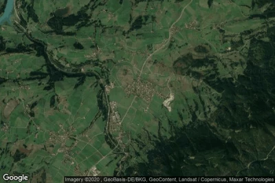 Vue aérienne de Halblech