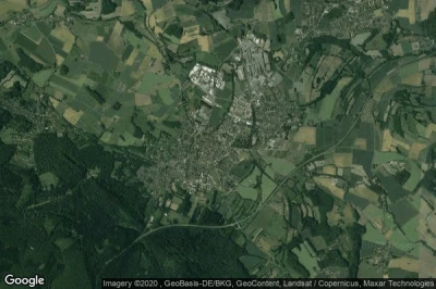 Vue aérienne de Horn-Bad Meinberg, Stadt