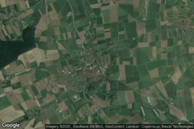 Vue aérienne de Grebenstein, Stadt