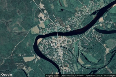 Vue aérienne de Ivalo