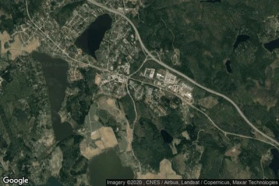 Vue aérienne de Haapajärvi
