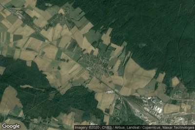 Vue aérienne de Villiers-en-Lieu