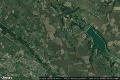 Vue aérienne de Lourenties