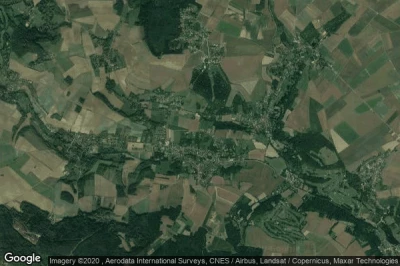 Vue aérienne de Oinville-sur-Montcient