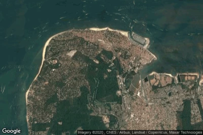 Vue aérienne de Arcachon