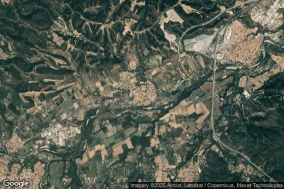 Vue aérienne de Saint-Jean-Pla-de-Corts