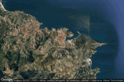 Vue aérienne de Port-Vendres