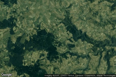 Vue aérienne de Soulages