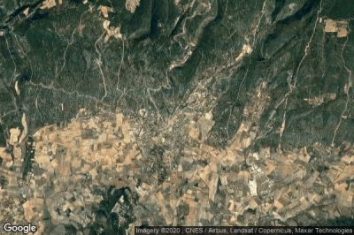 Vue aérienne de Saint-Saturnin-lès-Apt