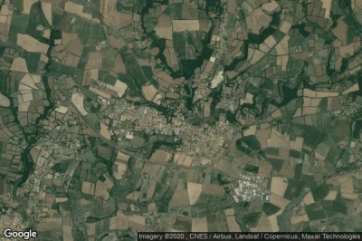 Vue aérienne de Talmont-Saint-Hilaire