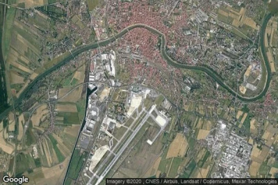 Vue aérienne de Airport Pisa
