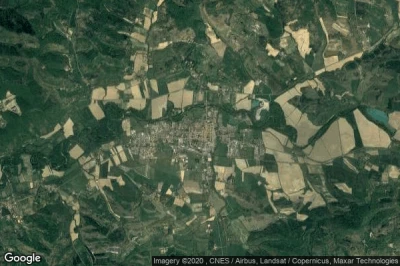 Vue aérienne de Mirepoix