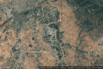 Vue aérienne de Puttaparthi