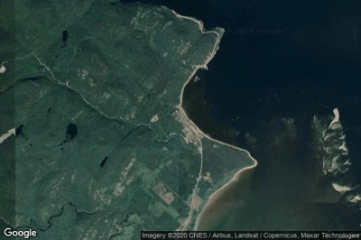 Vue aérienne de Baie-Sainte-Catherine