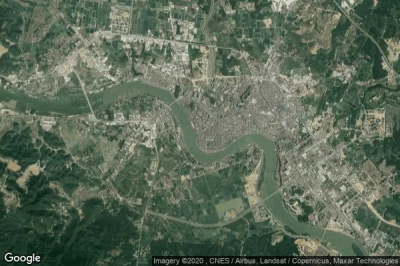 Vue aérienne de Chengzhong