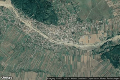 Vue aérienne de Targu Neamt