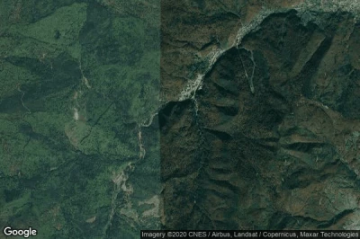 Vue aérienne de Slanic-Moldova