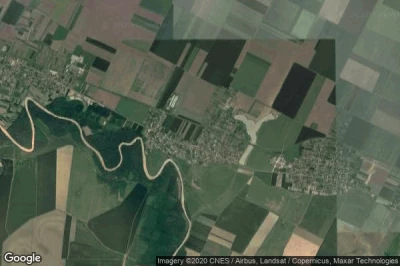 Vue aérienne de Sfantu Gheorghe