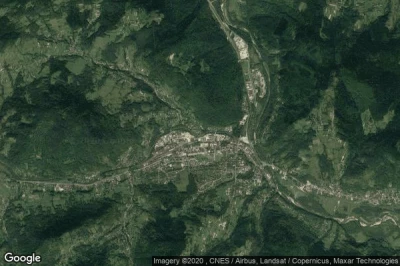 Vue aérienne de Powiat suski