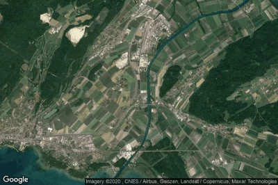 Vue aérienne de Thielle-Wavre